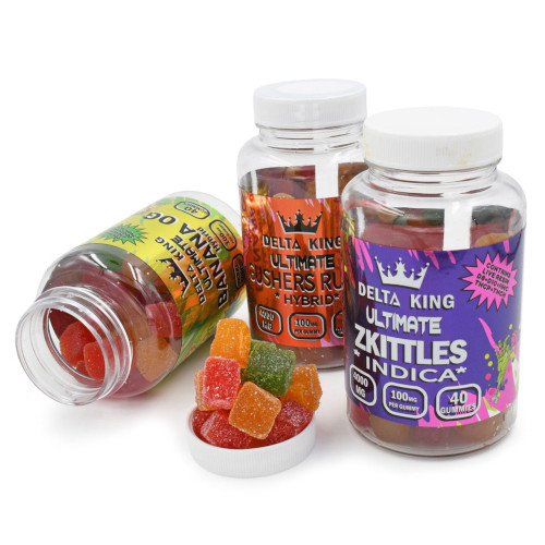 Gummy Delta King Ultimate 100mg x1 (Pot 40un. D8 THC/HHC/THCP)